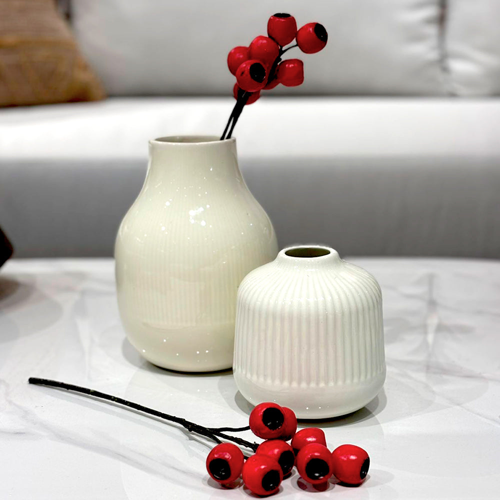 Rama de berries rojas artificiales