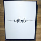 Juego de Cuadros Inhale Exhale